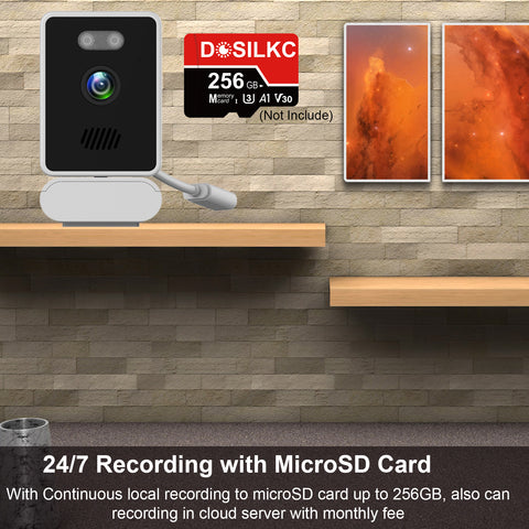 Mini Wifi Camera for Home Security Indoor Use Color Night Vision IP Camera