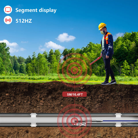 Sewer Pipe Inspection Camera detection device 512hz Receiver Locator U6LR